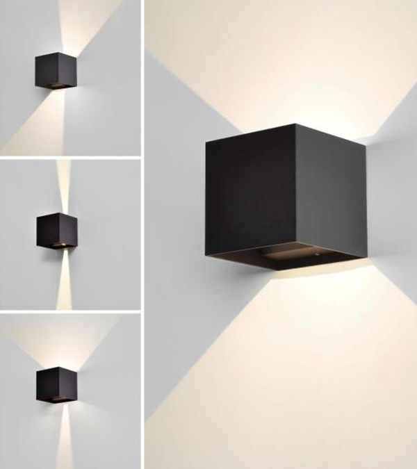 Đèn tường mờ hai chiều hình vuông 100 HR60432-G9 Đèn tường mờ hai chiều hình vuông 100 HR60432-G9