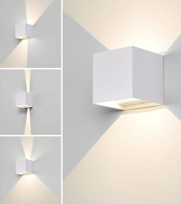 Đèn tường mờ hai chiều hình vuông 100 HR60432-G9 Đèn tường mờ hai chiều hình vuông 100 HR60432-G9