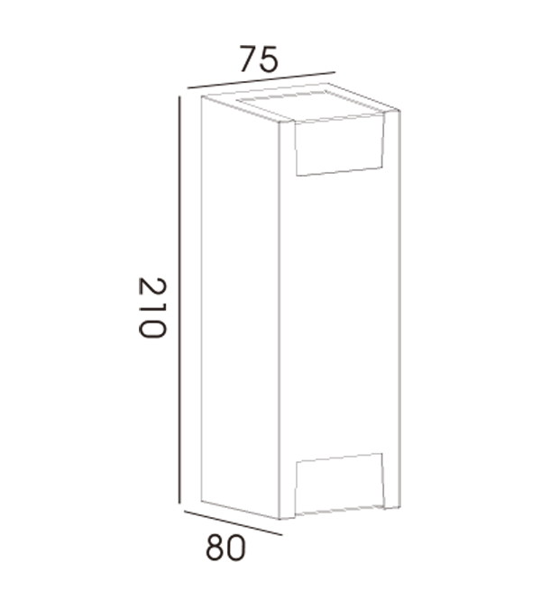 Đèn tường hai chiều 75H HR60232 Đèn tường hai chiều 75H HR60232