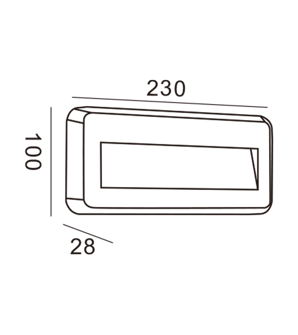 Đèn tường Apple-Hình chữ nhật HR20021 Đèn tường Apple-Hình chữ nhật HR20021