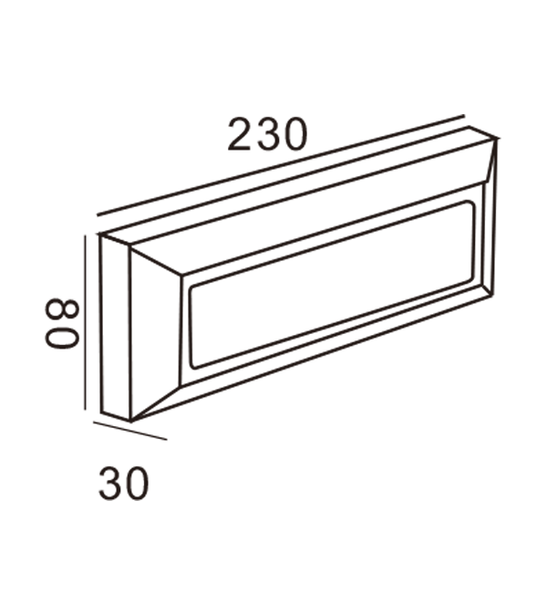 Đèn tường Apple-Hình chữ nhật HR20042 Đèn tường Apple-Hình chữ nhật HR20042
