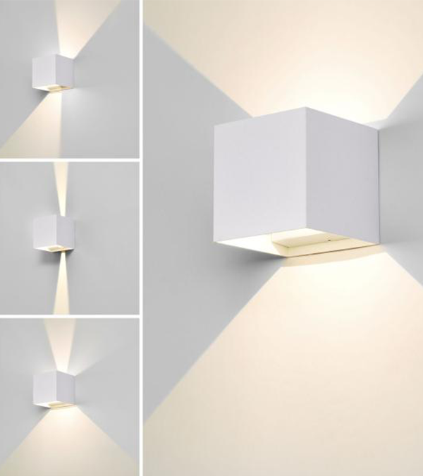 Đèn tường mờ hai chiều LED vuông 100 HR60432-LED Đèn tường mờ hai chiều LED vuông 100 HR60432-LED