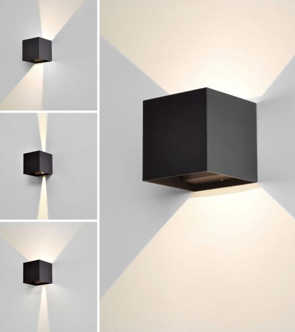 Đèn tường mờ hai chiều LED vuông 100 HR60432-LED Đèn tường mờ hai chiều LED vuông 100 HR60432-LED