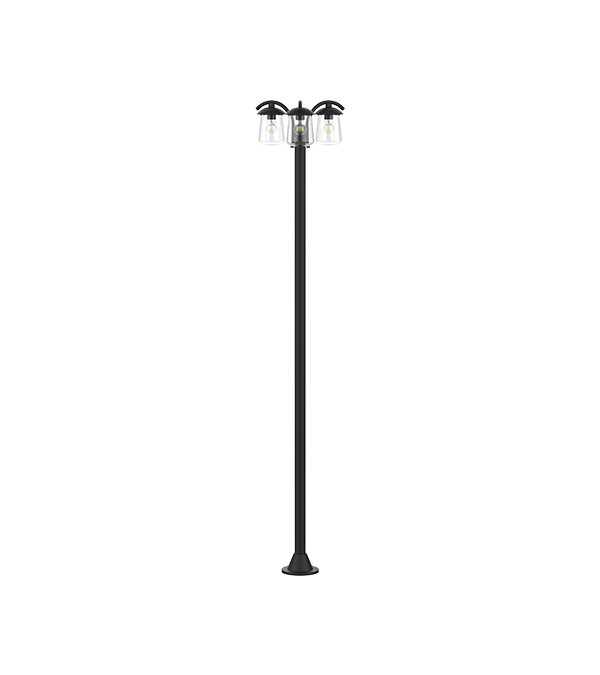 Ba đèn sân vườn đỉnh phẳng HR60704 Ba đèn sân vườn đỉnh phẳng HR60704