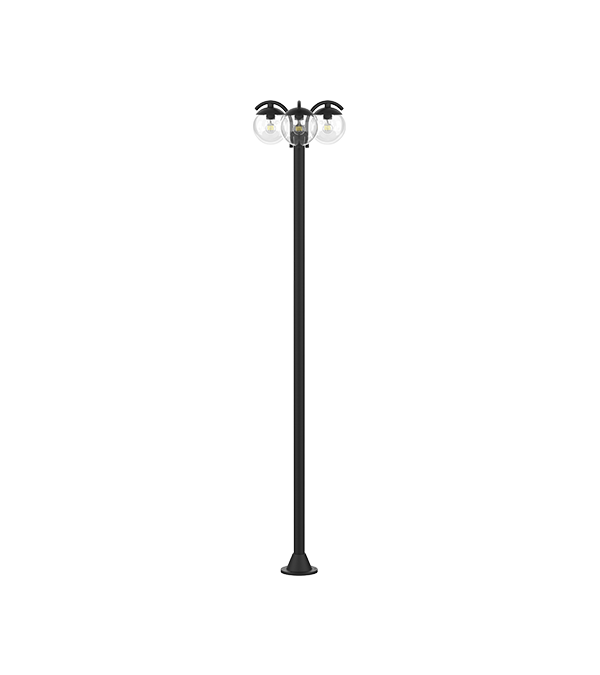 Đèn sân vườn ba vòng kính HR60694 Đèn sân vườn ba vòng kính HR60694