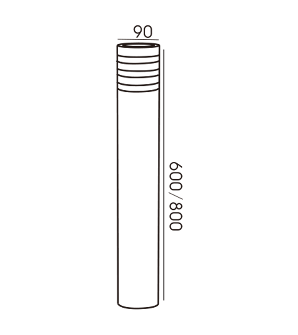 90 Đèn sân vườn trong suốt ba lớp tròn HR60063-600 90 Đèn sân vườn trong suốt ba lớp tròn HR60063-600