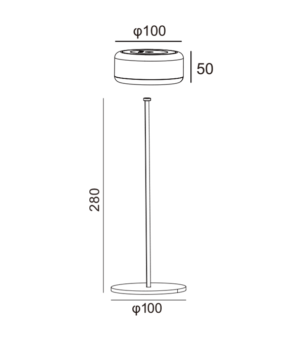 Đèn Bàn Cao 300 HR95002-330 Đèn Bàn Cao 300 HR95002-330