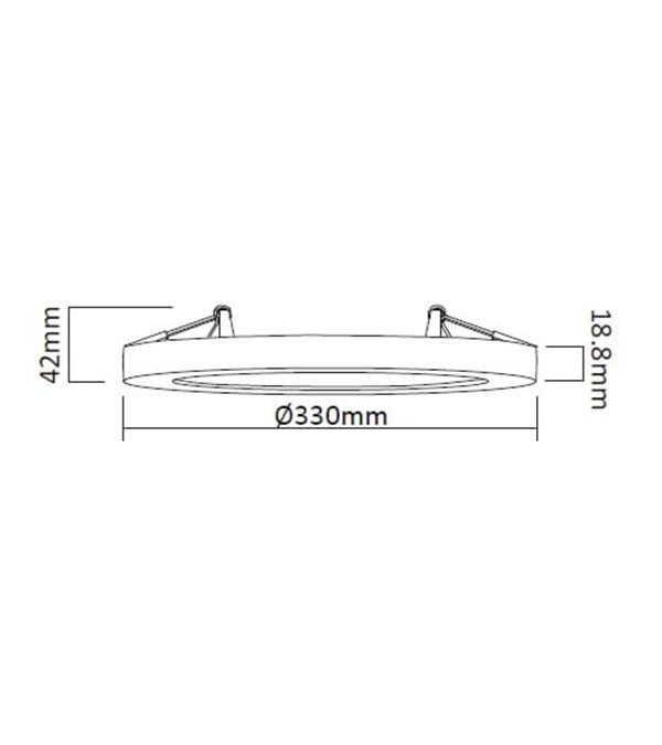 Đèn trần LED 330 HR10101 Đèn trần LED 330 HR10101