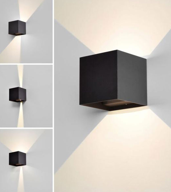 Đèn tường mờ hai chiều LED vuông 100 HR60432-LED Đèn tường mờ hai chiều LED vuông 100 HR60432-LED