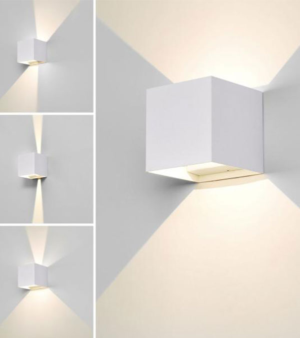 Đèn tường mờ hai chiều LED vuông 100 HR60432-LED Đèn tường mờ hai chiều LED vuông 100 HR60432-LED